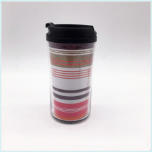 250ml Plastic Coffee Mug with Lid, Plastic Mug (SH-PM17)